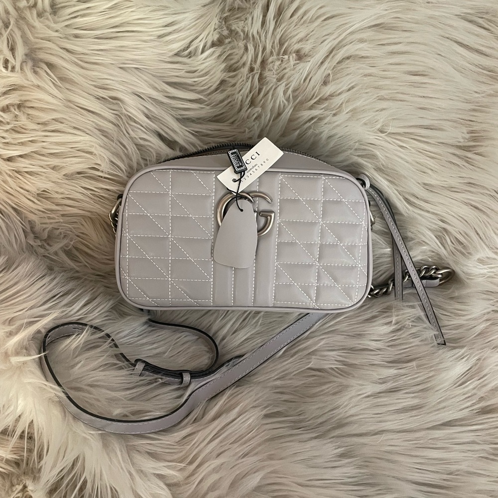 COPY - Gray GG crossbody purse